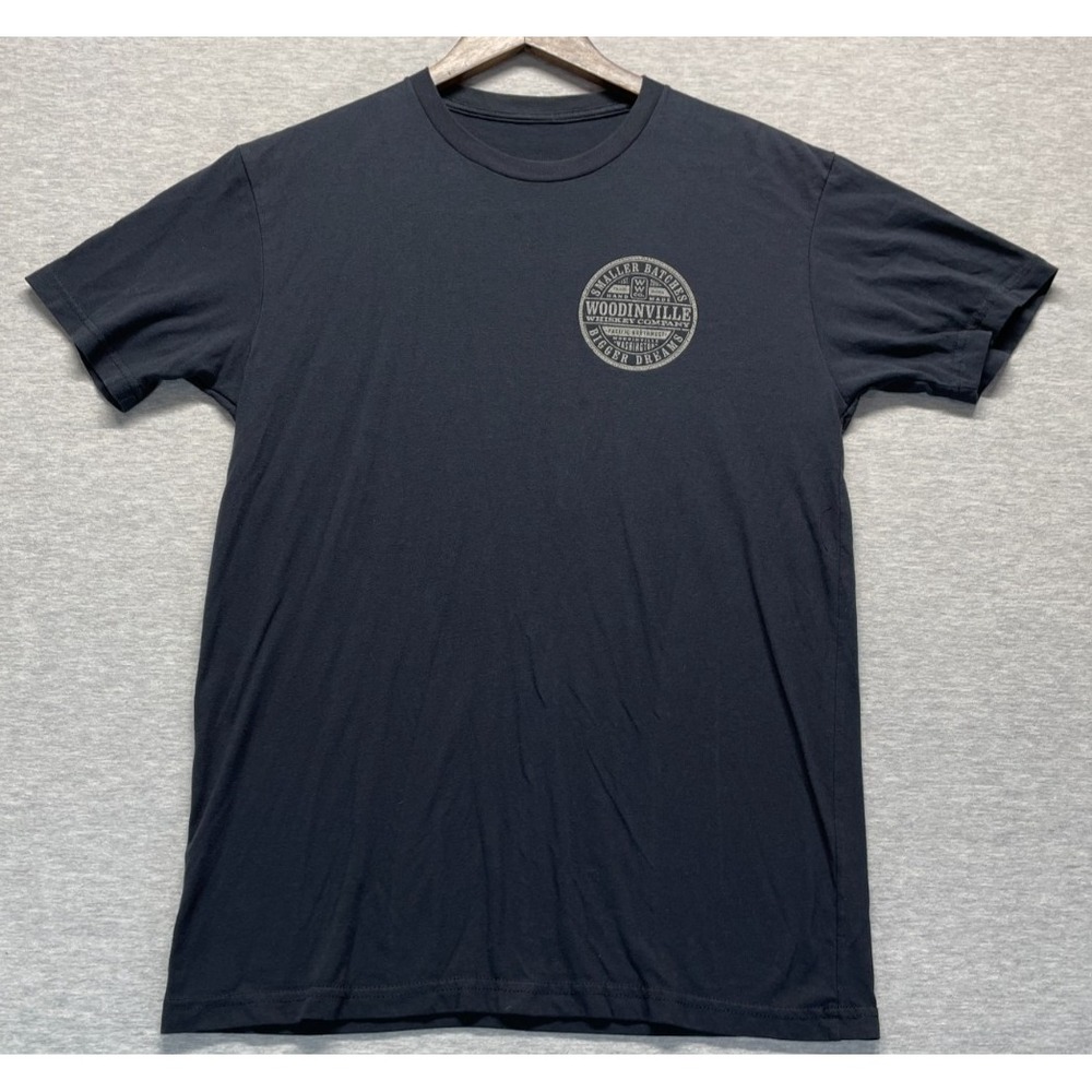 Woodinville Whiskey Company T Shirt Mens Small Black Small Batches Bigger Dreams